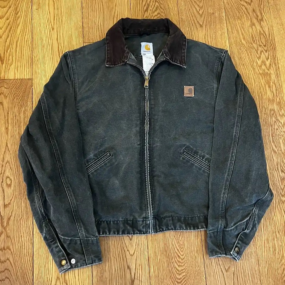 Vintage Detroit Carhartt Jacket - Forest Green
